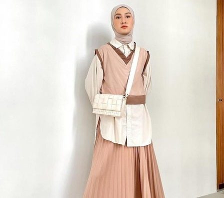 outfit hijab style ala korea