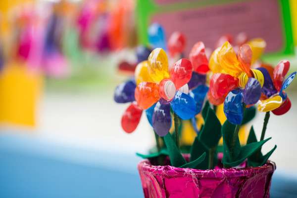 daur ulang sampah plastik dan kertas